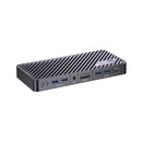 AV Access iDock B10 USB-C KVM Switch Docking Station 2 to 2 for 1 Laptop & 1 Desktop, 8K@60Hz Dual Monitor, 100W Charging, USB 3.2, 1G Ethernet