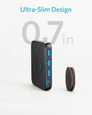 Anker PowerPort Atom III Slim GaN Wall Charger, 3XUSB-A 1XUSB-C Ports 65W Max, 4-Port, PIQ 3.0, for Laptops, tablets and smartphones