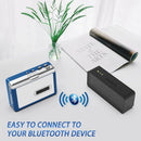 EZCAP Bluetooth cassette player, Walkman tape player with 3.5 mm output and headphones