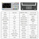 FNIRSI-1014D Desktop Oscilloscope 100MHZ*2 1GS/s 2 in 1 Dual Channel Digital Oscilloscope 10MHZ Signal Generator