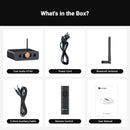 Fosi Audio HT4S Bluetooth Amplifier for Outdoor Speakers, 4-Channel Power Amplifier