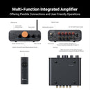 Fosi Audio HT4S Bluetooth Amplifier for Outdoor Speakers, 4-Channel Power Amplifier