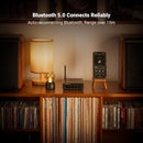 Fosi Audio Hi-Fi Bluetooth 5.0 Stereo Audio Receiver Förstärkare 2.1 Channel Mini Class D Integrated Amp 2X165W