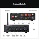 Fosi Audio Hi-Fi Bluetooth 5.0 Stereo Audio Receiver Förstärkare 2.1 Channel Mini Class D Integrated Amp 2X165W
