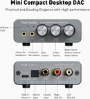 Fosi Audio K5PRO Gaming mini DAC amplifier for PS5/PC/MAC, USB-C/Optical/Coaxial to 3.5mm/RCA