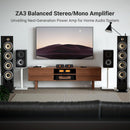Fosi Audio ZA3 Balanced Stereo Amplifier Home Audio Component Mini 2-Channel Mono Amplifier TPA3255 for Subwoofer Desktop Home Theater
