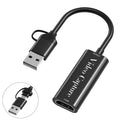 HDMI to USB adapter for video recording 4K 30Hz USB-A and USB-C