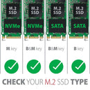 Maiwo K1687P2 M.2 SATA & NVMe SSD combo to USB3.1 GEN2 10Gbps external cabinet aluminum