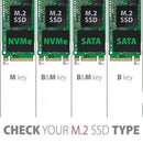 Maiwo K1688S M.2 SATA SSD to USB C GEN1 5Gbps external storage enclosures B Key and B & M-Key aluminum