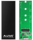 Maiwo K16N M.2 SATA SSD till USB3.1 GEN1 5Gbps extern Lagringskabinett 2230-2242-2260-2280 NGFF B-Key och B&M-Key aluminium