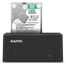 Maiwo K308C USB C 3.2 Gen2 10Gbps Docking Station for 1pc 2.5 3.5 SATA HDD SSD up to 14TB with support for UASP, Support for SATAIII 6Gbps