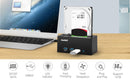 Maiwo K308H USB 3.1 GEN1 5Gbps Docking Station for 1pc 2.5-3.5 SATA HDD SSD up to 14TB with support for UASP 3xUSB3.1 hub