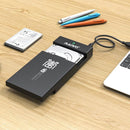 Maiwo K3568A USB 3.2 Gen1 5Gbps extern lagringskabinett för 1st 3,5" SATA HDD upp till 8TB med stöd för UASP USB Kabel ingår