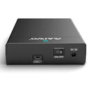Maiwo K3568G2 USB 3.2 Gen2 10Gbps extern lagringskabinett för 1st 3,5 SATA HDD upp till 8TB med stöd för UASP USB Kabel ingår