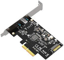 Maiwo KC008 x4 PCI Express card to 1x external USB Type C 20 Gbps USB 3.2 Gen 2x2 PCIe 3.0 x4