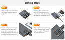 Maiwo external enclosure for hard drive cloning M.2 SATA SSD USB3.2 5Gbps 1:1