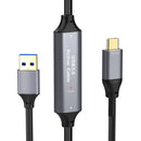NÖRDIC 15m Active USB 3.0 A to C Cable, 5Gbps Super Speed USB Cable Compatible with VR, Camera, Docking Station and more