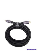 NÖRDIC 1.5m USB-C to C nylon braided cable fast charging with PD3.1 240W 48V 5A with Emarker