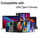 NÖRDIC 1m USB 2.0 USB-C to C cable for iPhone 15/15 Pro/15 Plus/15 Pro Max 3A 480Mbps 60W black