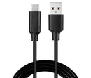 NÖRDIC 1m USB C 2.0 till USB A kabel 480Mbps svart