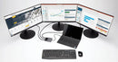 NÖRDIC 1 to 4 USB-C Docking Station 3 Monitors 2xDP 4K60Hz, 1xHDMI 4K60Hz 1x USB-C PD100W