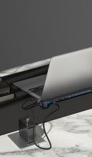 NÖRDIC 1 to 10 USB-C docking station 1xHDMI 4K30Hz 1xUSB-C PD100W 3xUSB-A 5G 1xLAN 10/100 1xAudio 1xTF 1xMicroSD Thunderbolt 3 & 4
