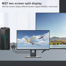 NÖRDIC 1 to 2 splitter 1xDisplayport to 1xHDMI and 1xDisplayport 8K30Hz support for MST and HDR