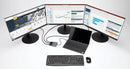 NÖRDIC 1 to 4 USB-C Docking station 3 monitors 2xDP 4K60Hz, 1xHDMI 4K60Hz 1x USB-C PD100W