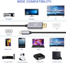 NÖRDIC 20cm USBC to DP 1.4 adapter 8K30Hz 4K120Hz 32.4Gbps