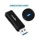 NÖRDIC USB 3.0 Kortläsare 2 Slot SD, MicroSD UHS-I