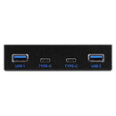 NÖRDIC 3,5" Floppy frontpanel 2xUSB-C 5Gbps 2xUSB3.0 20pin kontakt
