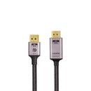 NÖRDIC 3m Displayport 1.4 to HDMI 2.1 8K60Hz 4K120/144Hz Dynamic HDR 32.4Gbps Dolby ATMOS