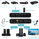 NÖRDIC 4K 60Hz HDMI switch 2 to 1 with audio extractor Toslink HDR HDCP2:3 ARC/eARC 7.1 audio