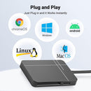 NÖRDIC USB-A 3.1, USB-C Kortläsare 4 Slot CF, SD 4.0, MicroSD 4.0, MS UHS-II