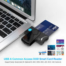 NÖRDIC 4 in 1 card reader Smart Card SIM Card SD and TF/MicroSD USB-A UHS-I