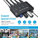NÖRDIC 4 to 4 USB-A Switch USB3.0 5Gbps
