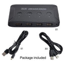 NÖRDIC 4 to 4 USB-A Switch USB3.0 5Gbps