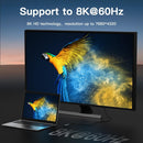NÖRDIC 50cm USBC to DP 1.4 cable 8K30Hz 4K120Hz 32.4Gbps