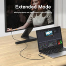 NÖRDIC 50cm USBC to DP 1.4 cable 8K30Hz 4K120Hz 32.4Gbps