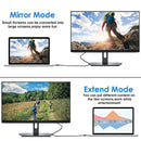 NÖRDIC 50cm USB-C to DP 1.4 cable 8K30Hz 4K120Hz 32.4Gbps