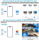 NÖRDIC USB-A, USB-C och Lightning Kortläsare 2 Slot SD, MicroSD 2xUSB-A 3.0 1xLightning UHS-I