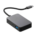 NÖRDIC 5 ports USB-C hubb 3xUSB-A 3.1 5Gbps 1xUSB-C 480Mbps 1xUSB-C PD 90W