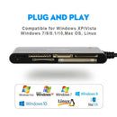 NÖRDIC USB-A Kortläsare 7 Slot 1xCF, 2xSD, 2xMicroSD, 1xMS, 1xXD UHS-I