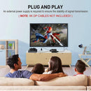NÖRDIC 8K30Hz Displayport switch 2 till 1 och splitter 1 till 2, 4K120hz