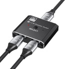 NÖRDIC 8K30Hz Displayport switch 2 to 1 and splitter 1 to 2, 4K120hz