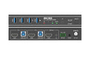 NÖRDIC 8K60Hz KVM switch 2 to 1 supports UltraWide monitors 4xUSB-A