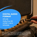 NÖRDIC 8K HDMI 2.1 eARC/ARC Switch and Extractor 4 to 1 Optical SPDIF & Stereo CEC HDR Dolby Atmos, True HD, Digital Plus, DTS-HD Master