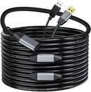 NÖRDIC Active 15m USB3.1 extension cable 5Gbps USB A male to female for Xbox, PS5, Oculus, printer, scanner, Playstation, VR USB Extension Cable