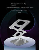 NÖRDIC Adjustable Three-Layer Aluminum Laptop Stand for Computers up to 17"