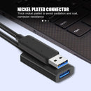 NÖRDIC Aktiv 5m USB3.2 10Gbps USB-A förlängningskabel för Xbox, PS5, Oculus, skrivare, scanner, Playstation, VR USB Extension Cable